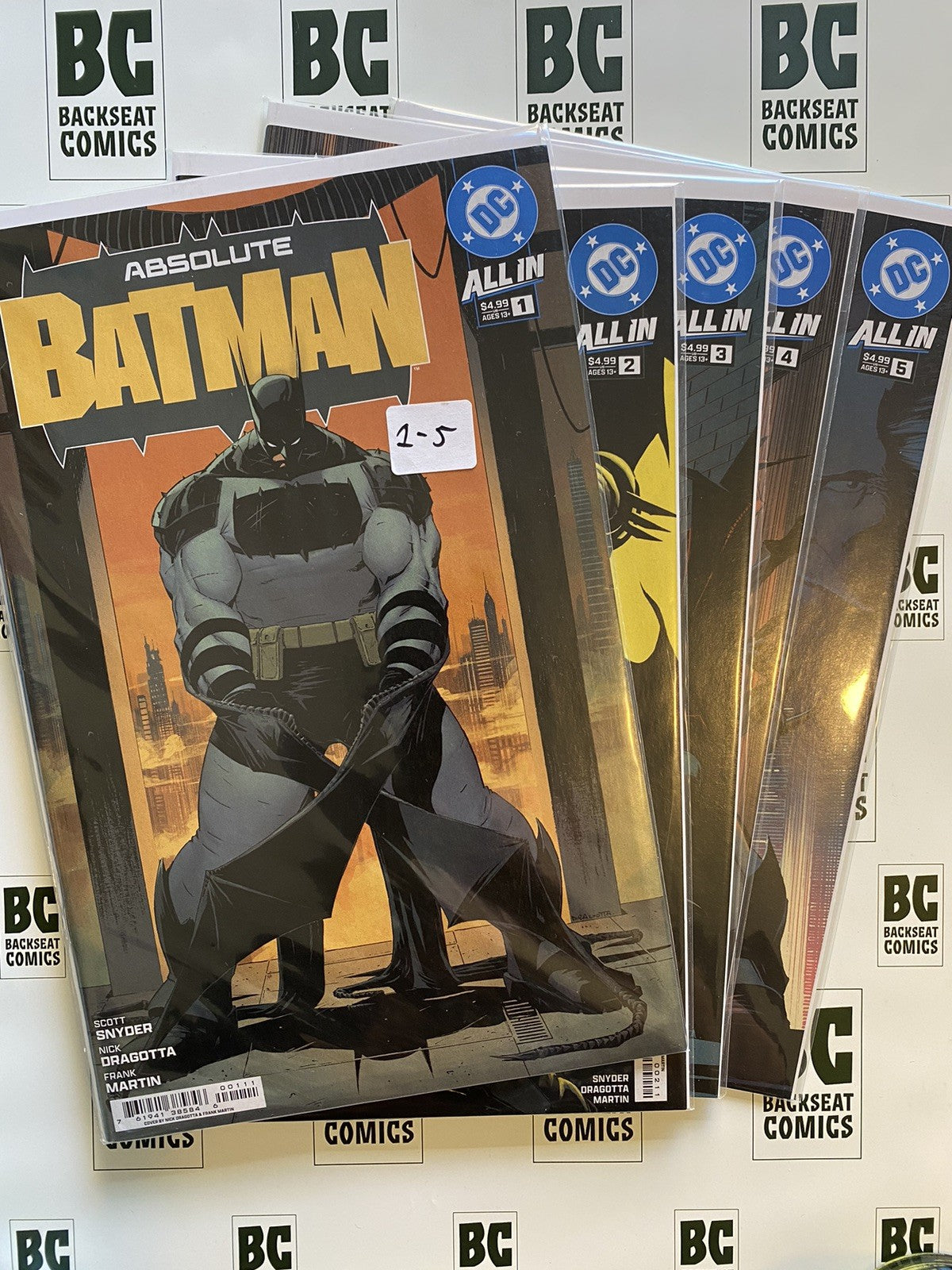 Absolute Batman Issues 1-5 Set First Printings