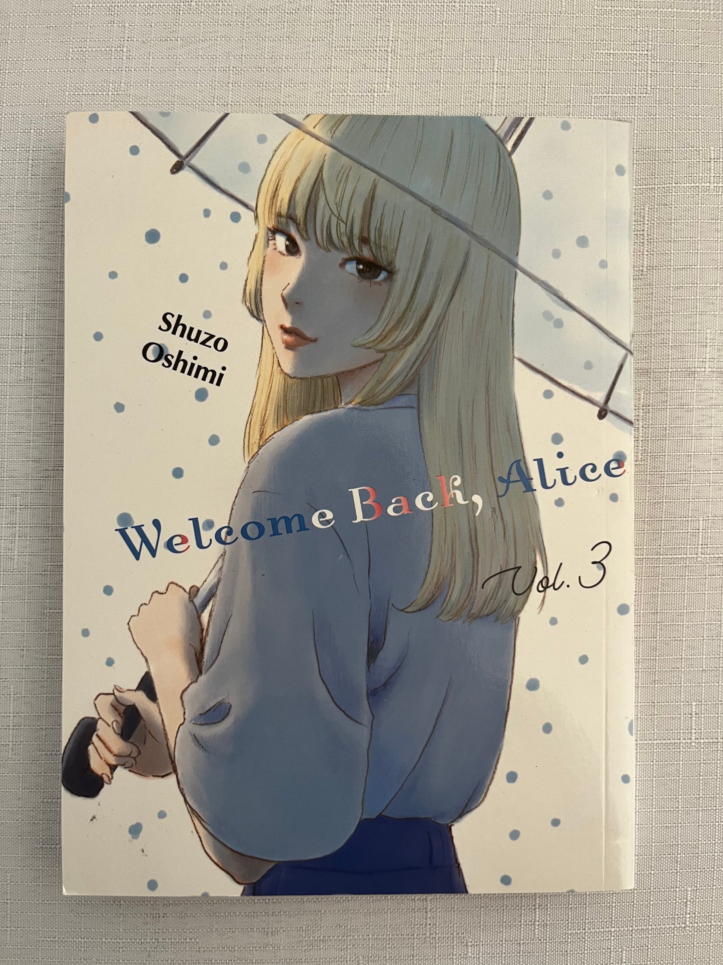 Welcome Back Alice By Shuzo Oshimi Vol 1-7