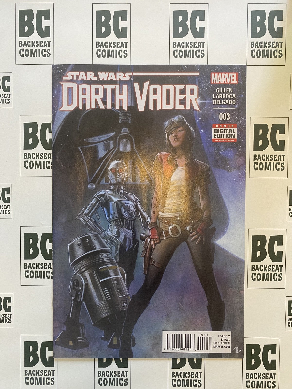 Darth Vader Issue 3 - 1st appearance of Doctor Chelli Aphra, 0-0-0 & BT-1