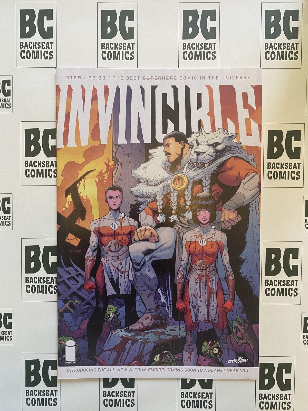 INVINCIBLE # 129 1st Onaan (1st Print 2016 Image Comics)