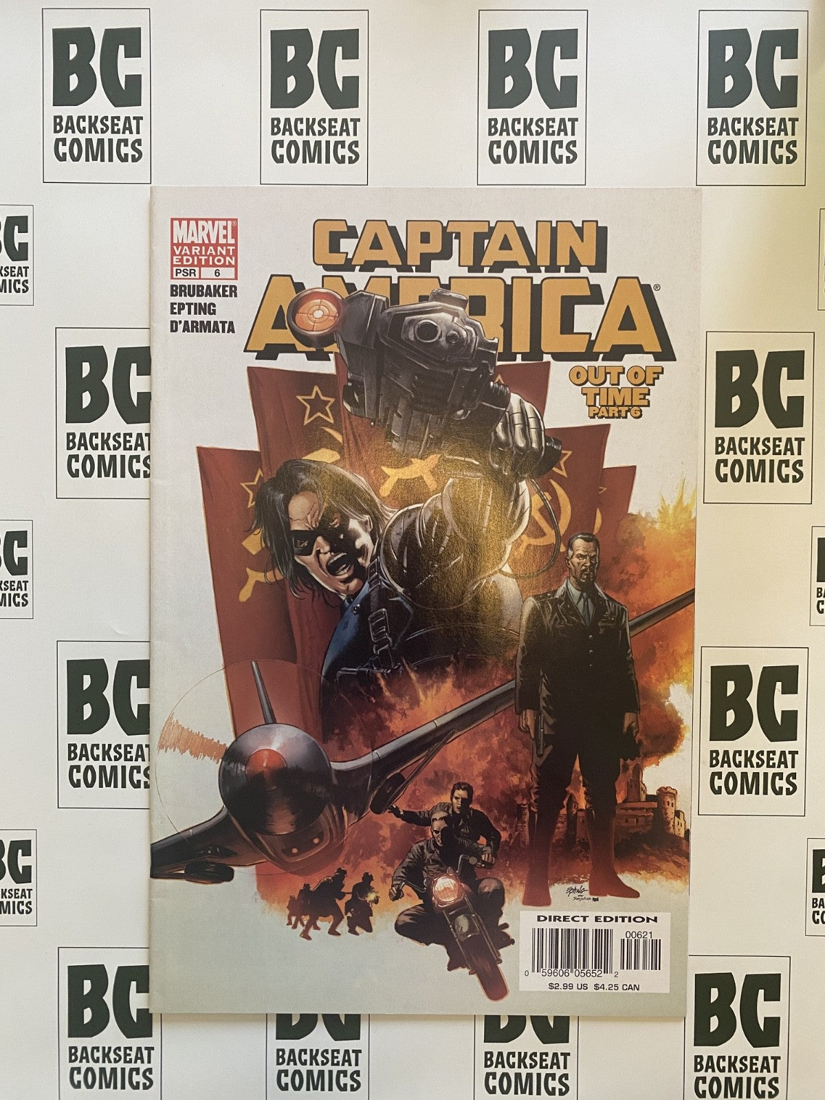 Captain America Issue 6 - 1st Apperance Winter Soldier Variant Cover