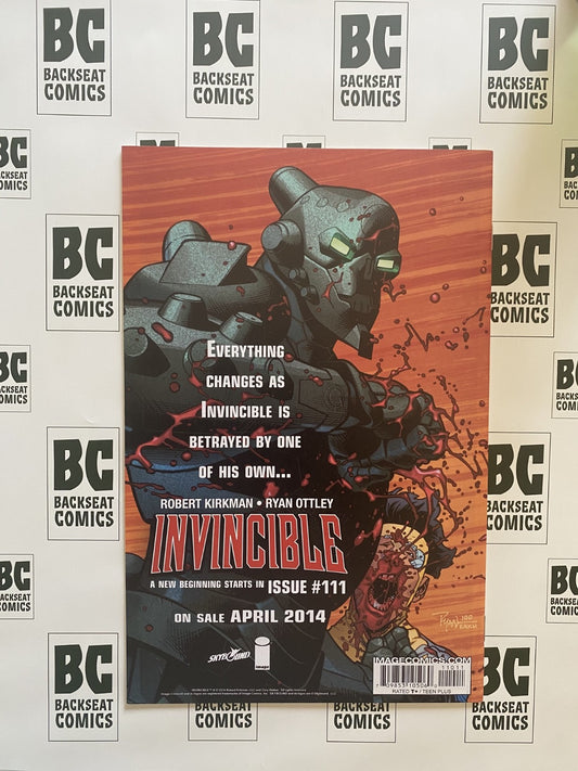 INVINCIBLE # 110 KEY [1st Print 2014 Image Comic]
