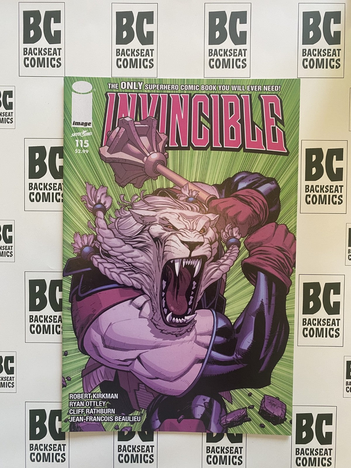 INVINCIBLE # 115 BATTLE BEAST COVER (1st Print 2014 Image Comics)
